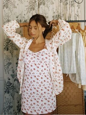 Dippin Daisys Olivia top and Seta Mini Dress in Rosa Rojas - NEW